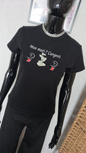 Charger l'image dans la galerie, Tee-shirt Femme Noir « Mon mari ? L'argent » – HELLIANCE