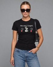 Charger l'image dans la galerie, Tee-shirt Femme Noir « Mon mari ? L'argent » – HELLIANCE