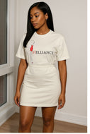 TEE-SHIRT REBELLE – TAILLE MARQUABLE PAR RUBAN
